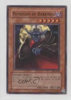 Patrician of Darkness Unlimited YuGiOh Legacy #LOD-058 2003 gl9 - Image 1