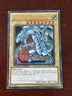 BLUE-EYES WHITE DRAGON PSA 10 LC01-EN004 Ultra Legendary Collection 2013 YUGIOH - Image 2