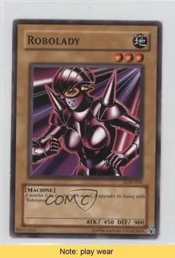 Robolady Unlimited YuGiOh Legacy of Darkness #LOD-054 2003 READ 2u3 - Image 1