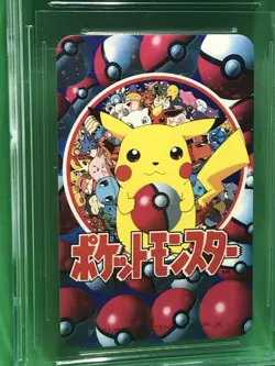 CGC 10 GEM Rhydon/Seadra 4 of Hearts Pokemon Televi-kun Poker Card VTG 1998 - Image 3