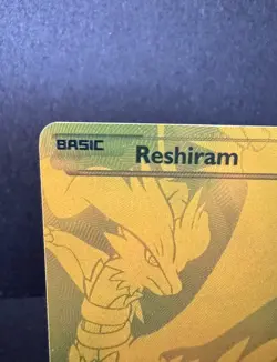 Reshiram 114/113 Legendary Treasures Gold Secret Rare Full Art Holo Pokemon Card - Image 3
