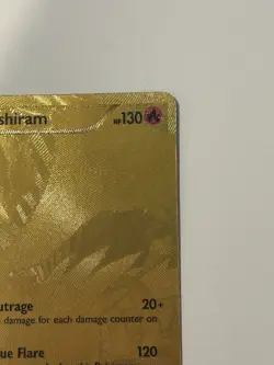 Reshiram 114/113 Legendary Treasures Gold Secret Rare Full Art Holo Pokemon Card - Image 5