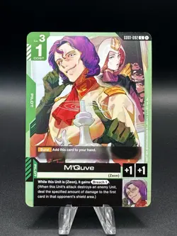 M’Quve (GD01-092) (NM) - Gundam Card Game - Newtype Rising (ENG) - Image 1