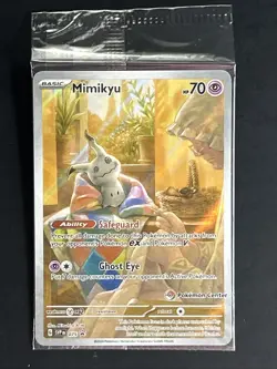 Sv: Scarlet & Violet Promo Card: Mimikyu - 075 (Pokemon Center Exclusive) Sealed - Image 1