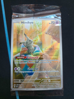 Sv: Scarlet & Violet Promo Card: Mimikyu - 075 (Pokemon Center Exclusive) Sealed - Image 1
