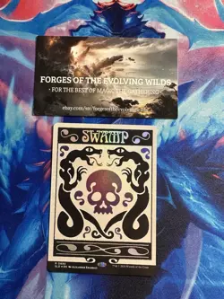 Swamp Foil Secret Lair Alien 890 0890 Bonus Card - Image 1