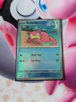 Pokemon TCG Slowpoke Masterball Holo Card 018/131 Prismatic Evolution's 2025 - Image 1