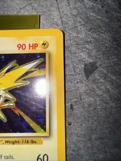 Pokemon TCG Holo Zapdos Card 16/102 Base Set Rare - Image 3