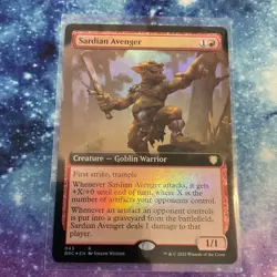 Sardian Avenger (FOIL) x1 - MTG The Brothers' War Commander BRC #43 - Image 1