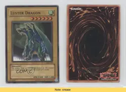 Luster Dragon #2 Unlimited YuGiOh Legacy of Darkness #LOD-050 2003 READ 1l2 - Image 3