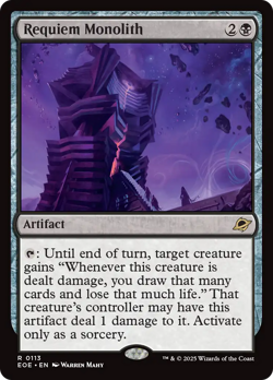 Requiem Monolith (REGULAR) x1 - MTG Edge of Eternities EOE #113 - Image 1