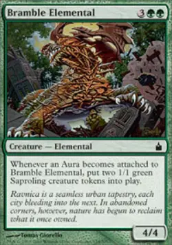 Bramble Elemental -Foil Medium Play MTG Ravnica - Image 1