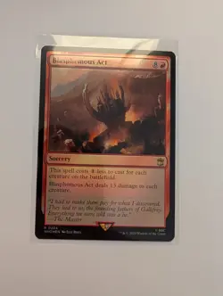 MtG Blasphemous Act R Doctor Who Magic Gathering Free Postage NM/M - Image 1