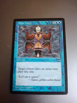 Time Warp Tempest Regular MTG Blue Sorcery Commander MP/LP - Image 1