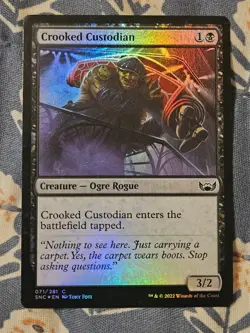 Crooked Custodian FOIL Streets of New Capenna MTG Magic - Image 2
