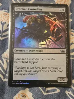 Crooked Custodian FOIL Streets of New Capenna MTG Magic - Image 3