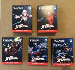 SDCC Comic-Con 2025 Magic The Gathering MTG x Spider-Man Welcome Deck Set - Image 1