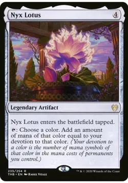Nyx Lotus - MTG Magic Theros Beyond Death THB - Rare Mana Rock Artifact NM - Image 1