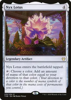 Nyx Lotus - MTG Magic Theros Beyond Death THB - Rare Mana Rock Artifact NM - Image 1