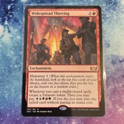 Widespread Thieving (REGULAR) x1 - MTG Streets of New Capenna SNC #130 - Image 1