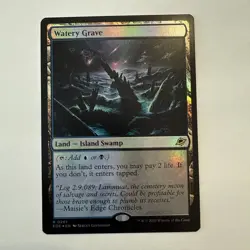 Watery Grave FOIL 261 Edge of Eternities EOE MTG Rare Land Unplayed Mint M/NM - Image 2