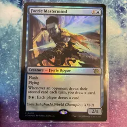 Faerie Mastermind (FOIL) x1 - MTG March of the Machine MOM #58 - Image 1