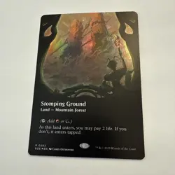 Stomping Ground FOIL 283 Borderless Edge of Eternities EOE MTG Rare Unplayed NM - Image 2