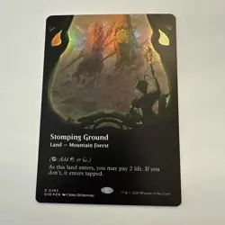 Stomping Ground FOIL 283 Borderless Edge of Eternities EOE MTG Rare Unplayed NM - Image 1