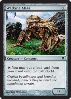 Walking Atlas - Medium Play MTG Worldwake - Image 1