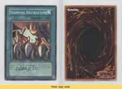 Stamping Destruction Unlimited YuGiOh Legacy of Darkness #LOD-046 2003 READ 1a1 - Image 3
