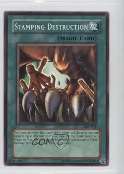Stamping Destruction Unlimited YuGiOh Legacy of Darkness #LOD-046 2003 0g4 - Image 1