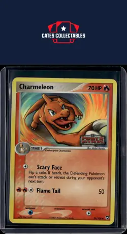 Charmeleon 2007 Holo Pokemon 28/108 Card Ex Power Keepers Stamped - Image 1