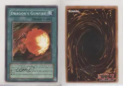 Dragon's Gunfire Unlimited YuGiOh Legacy of Darkness #LOD-045 2003 0f8 - Image 3