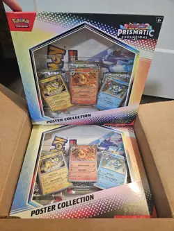 SET OF 6 - Pokemon TCG SV8.5 Prismatic Evolutions Sealed Poster Collection - Image 3