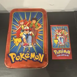 Topps Pokemon TV Animation Series 2 Edition 2000 Tin and Topper - Image 1