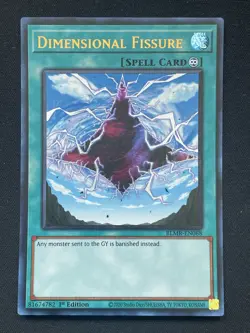 Yugioh Dimensional Fissure BLMR-EN088 Ultra Rare NM - Image 1