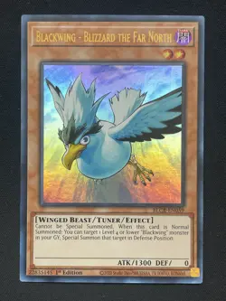 Yugioh Blackwing - Blizzard the Far North BLCR-EN057 Ultra Rare NM - Image 1