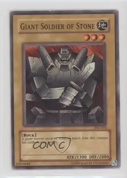 Giant Soldier of Stone Unlimited YuGiOh Starter Deck Yugi Evolution 2004 0yj1 - Image 1