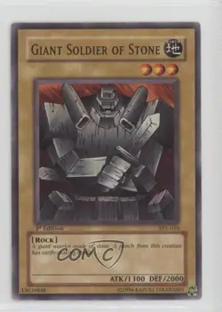 Giant Soldier of Stone Unlimited YuGiOh Starter Deck Yugi Evolution 2004 01dr - Image 1