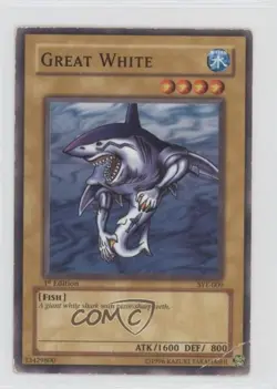 Great White Unlimited YuGiOh Starter Deck Yugi Evolution #SYE-009 2004 nh3 - Image 1