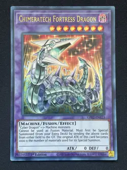 Yugioh Chimeratech Fortress Dragon GFP2-EN123 Ultra Rare NM - Image 1