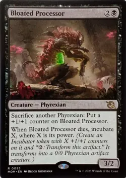 0093 BLOATED PROCESSOR RARE MARCH OF THE MACHINE MTG CARD - Image 1