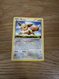 POKEMON TCG CARD - XY FURIOUS FISTS - EEVEE 80/111 NM - Image 1