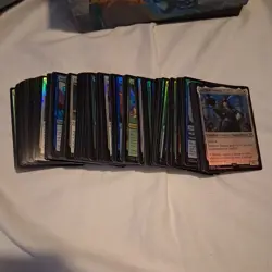 150 Card Magic the Gathering Lot, all foils fin eoe - Image 1
