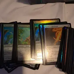 150 Card Magic the Gathering Lot, all foils fin eoe - Image 5