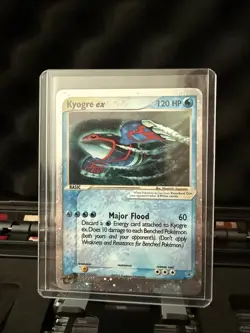 Nintendo Power Magazine Promo Holo Card Kyogre EX 001 LP - Image 1