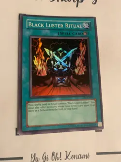 BLACK LUSTER RITUAL - SYE-025 ENGLISH Yu-Gi-Oh! CARD GAME HOLO SUPER RARE KONAMI - Image 4