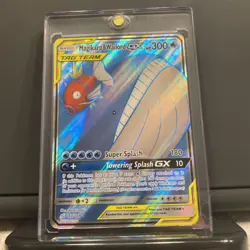 Magikarp & Wailord GX Full Art Holo Card 160/181 2019 VG Team Up Edition - Image 1