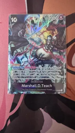 One Piece Card Game-Marshall.D.Teach Alt Art 2nd Anniversary Set Op09-093 - Image 1