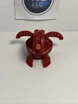 Bakugan Dragonoid B1 520G Red Pyrus Battle Brawlers W/Card RARE - Image 2